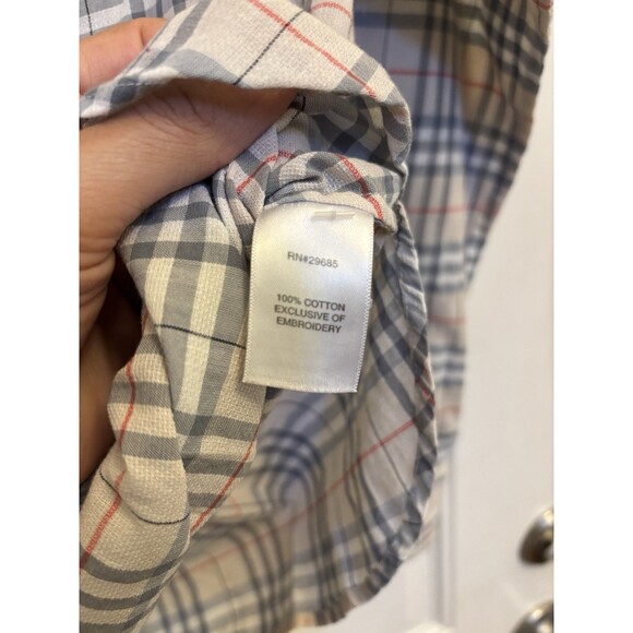 Pendleton Woolen Mills 100% Cotton Plaid Shirt tapered Women's Size XL - Picture 7 of 10